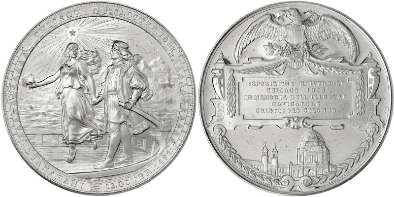 Vereinigte Staaten von Amerika
Unabhängigkeit, seit 1776
Zinnmedaille 1893 v. ...