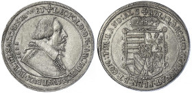Haus Habsburg
Erzherzog Leopold V., 1619-1632
Reichstaler 1622, Ensisheim. 28,37 g. vorzüglich, leicht justiert, selten. Voglhuber 174/II var. Daven...