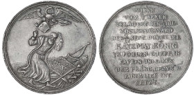 Haus Habsburg
Leopold I., 1657-1705
Silbermedaille 1683 ohne Signatur (von Engelhardt). A.d. Entsatz Wiens durch den Kaiser, den König von Polen, di...