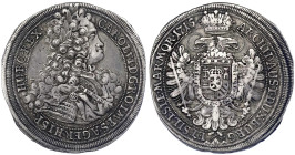Haus Habsburg
Karl VI., 1711-1740
1/2 Reichstaler 1715, über 1714 geschnitten, Kuttenberg. 14,14 g. sehr schön, selten. Herinek 503 var.. Halacka 18...