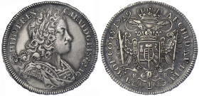 Haus Habsburg
Karl VI., 1711-1740
1/2 Reichstaler 1729 KB, Kremnitz. Mit Randschrift.14,38 g. sehr schön/vorzüglich, schöne Patina, äußerst selten. ...