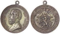 Baden-Durlach
Friedrich I., 1852-1907
Tragbare Bronzemedaille v. Lauer 1886, a. d. 500 Jf. der Universität Heidelberg. Uniformiertes Brustbild des G...