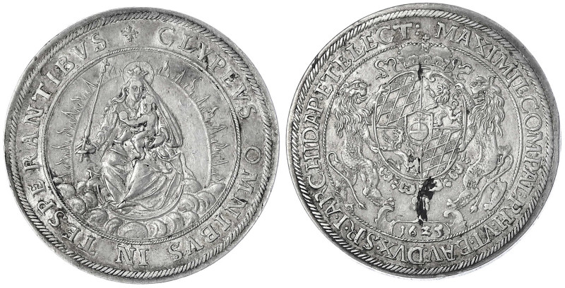 Bayern
Maximilian I., als Kurfürst, 1623-1651
Madonnentaler 1625. Jahreszahl i...