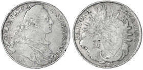 Bayern
Maximilian III. Joseph, 1745-1777
Madonnentaler 1775 A, Amberg. sehr schön, leicht justiert. Hahn 330. Davenport. 1954.