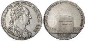 Bayern
Maximilian IV. (I.) Joseph, 1799-1806-1825
Konventionstaler 1818. Charta Magna Bavariae. fast vorzüglich Ex. Kress München Auktion 163, 1975....