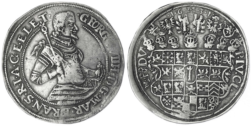 Brandenburg-Preußen
Georg Wilhelm, 1619-1640
Doppeltaler 1631, Köln an der Spr...