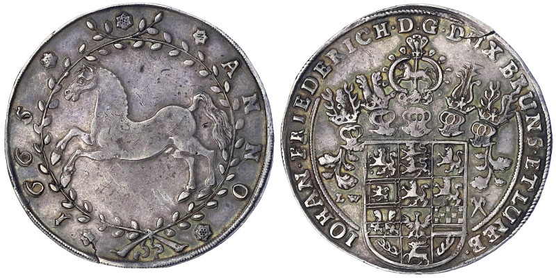 Braunschweig-Calenberg-Hannover
Johann Friedrich, 1665-1679
Reichstaler 1665 L...