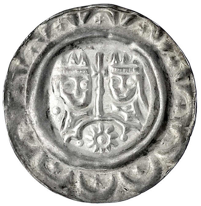 Donauwörth, königliche Münzstätte
Heinrich VI., 1190-1197
Brakteat o.J. 2 gekr...