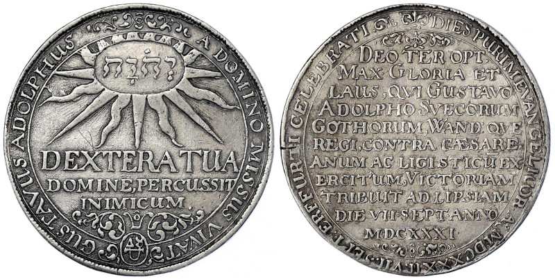 Erfurt-Unter schwedischer Besetzung
Gustav Adolf, 1631-1634
Reichstaler 1631. ...