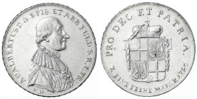 Fulda-Bistum
Adalbert von Harstall, 1788-1802
Konventionstaler 1796, Fulda. 28,00 g. gutes vorzüglich. Buchonia 5. Davenport. 2264.