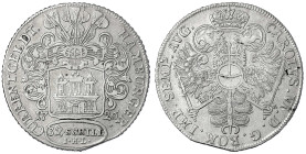 Hamburg-Stadt
32 Schilling (2 Mark) 1726 IHL. Mit Titel Karl VI. Münzmeister Johann Heinrich Löwe. sehr schön/vorzüglich, kl. Zainende. Gaedechens 62...