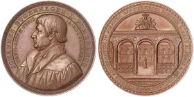 Hamburg-Stadt
Bronzemedaille 1885 v. Lorenz u. Zimmermann, a.d. 400. Geburtstag von J. Bugenhagen. Brb.n.l./Tor zum Johanneum. 43 mm. vorzüglich, kl....