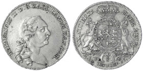 Hessen-Kassel
Friedrich II., 1760-1785
2/3 Taler 1767 FU. sehr schön/vorzüglich, kl. Schrötlingsfehler am Rand. Schütz 1869.3.
