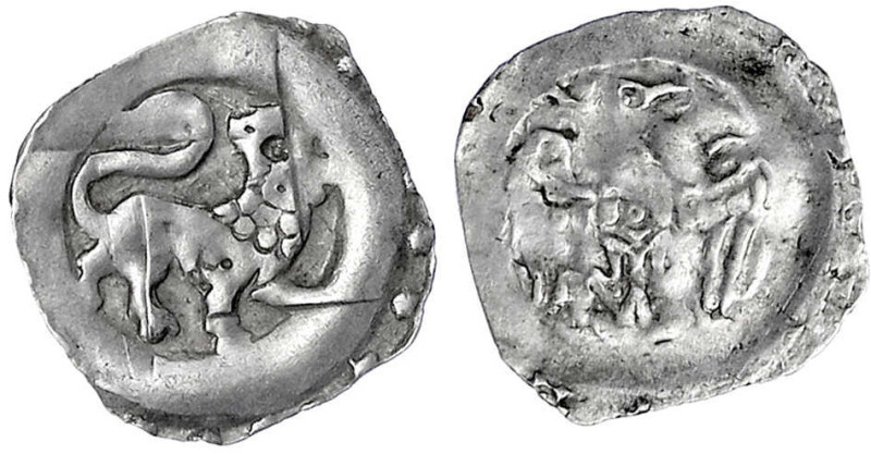 Regensburg-herzogliche Münzstätte
Ludwig I., 1183-1231
Pfennig o.J.(um 1225). ...