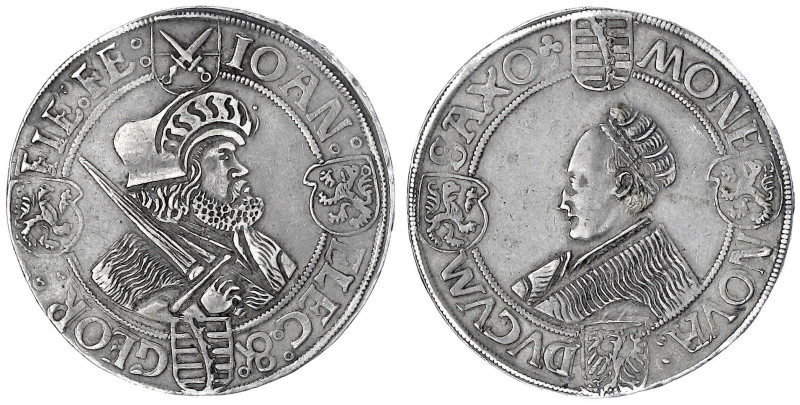 Sachsen-Kurfürstentum
Johann der Beständige und Georg, 1525-1530
Reichstaler o...