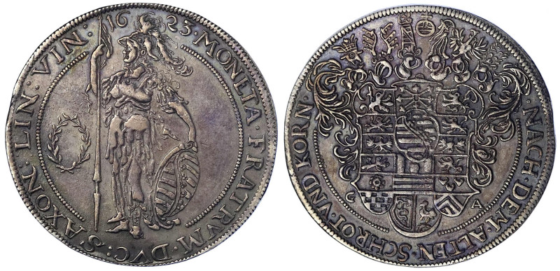 Sachsen-Alt-Weimar
Johann Ernst und seine Brüder, 1605-1626
Pallastaler 1623 G...