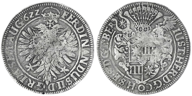 Schleswig-Schauenburg, Grafschaft
Justus Hermann, 1622-1635
Reichstaler 1622. ...