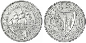 Gedenkmünzen
5 Reichsmark Bremerhaven
1927 A. vorzüglich, etwas berieben. Jaeger 326.