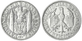 Gedenkmünzen
3 Reichsmark Dinkelsbühl
1928 D. fast Stempelglanz, Prachtexemplar. Jaeger 334.