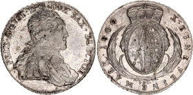 German States Saxony-Albertine 1 Taler 1800 IEC
KM# 1027; N# 47131; Silver; Frederick Augustus III; XF-AUNC