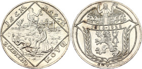 Czechoslovakia Silver 5 Dukat 1928 NGC MS 64
X# M1, N# 49075; Silver; 10th Anniversary of Czechoslovakia; UNC
