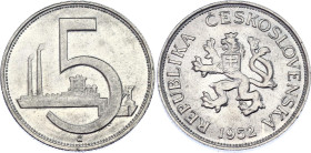 Czechoslovakia 5 Korun 1952 NGC MS 63
KM# 34, N# 19985; Silver; Not released for circulation. Almost the entire mintage was melted; UNC