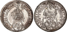 Austrian States Salzburg 1 Taler 1660
KM# 162, Dav. 3505, N# 102716; Silver; Guidobald von Thun; AUNC with minor hairlines