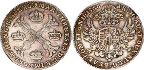 Austrian Netherlands 1 Kronentaler 1766
KM# 21, Dav. 1282, N# 17710; Silver 29.22 g.; Maria Theresia; Brussels Mint; XF+