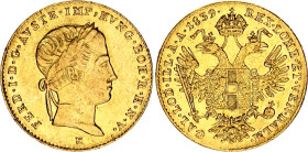 Austria 1 Dukat 1839 E
KM# 2262, N# 33654; Gold 3.46 g.; Ferdinand I; XF+