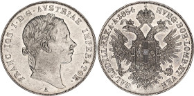 Austria 1 Taler 1854 A
KM# 2243; N# 33411; Silver; Franz Joseph I; Mint: Vienna; AUNC.