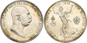 Austria 5 Corona 1908
KM# 2809, N# 12314; Silver; 60th Anniversary of the Franz Joseph I's Reign; UNC