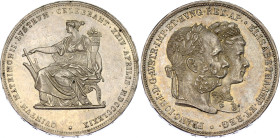 Austria 2 Gulden 1879
X# M5, N# 33587; Silver; Franz Joseph I - Silver Wedding Jubilee; UNC