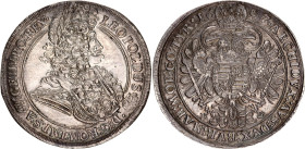 Hungary 1 Taler 1697 /6 KB
KM# 214.8, Dav# 3264; Holy Roman Empire. Kingdom of Hungary. Leopold I. 1657-1705. AR Taler. Körmöcbánya (Kremnitz) mint. ...
