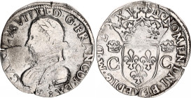 France 1 Teston 1575 M
Dy# 1100, N# 18543; Silver 9.41 g.; Henry II; XF