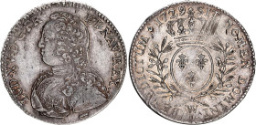 France 1/2 Ecu 1729 W
KM# 486.22; Dy# 1675; N# 16357; Silver 14.70 g.; Louis XV; Mint: Lille; XF-AU, mint luster.