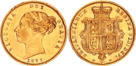 Great Britain 1/2 Sovereign 1877 with die number "78"
KM# 735.2, Sp# 3860, N# 23736; Gold (.917) 3.99 g.; Victoria; AUNC