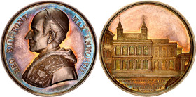 Italian States Papal States Silver Medal "Leo XIII" 1884 MDCCCLXXXI Anno VII
Mont. 33, Rinaldi 78; Silver 35.62 g., 44 mm.; By F. Bianchi; Leo XIII; ...