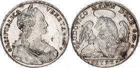 Italian States Venice 1 Tallero 1792
KM# 747, N# 105260; Silver; Lodovico Manin; UNC, mint luster.
