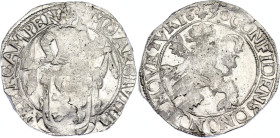 Netherlands Overijssel-Kampen 1 Lion Daalder 1650
KM# 42.2, Dav. 4879, N# 53931; Silver; VF