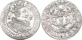 Poland Ort / 18 Groszy 1625 R
KM# 15.2, Kopicki# 7506 R, Szatalin-Grendel GD25a-5; Silver; Sigismund III Vasa (1587-1632); Danzig (Gdańsk) Mint; XF