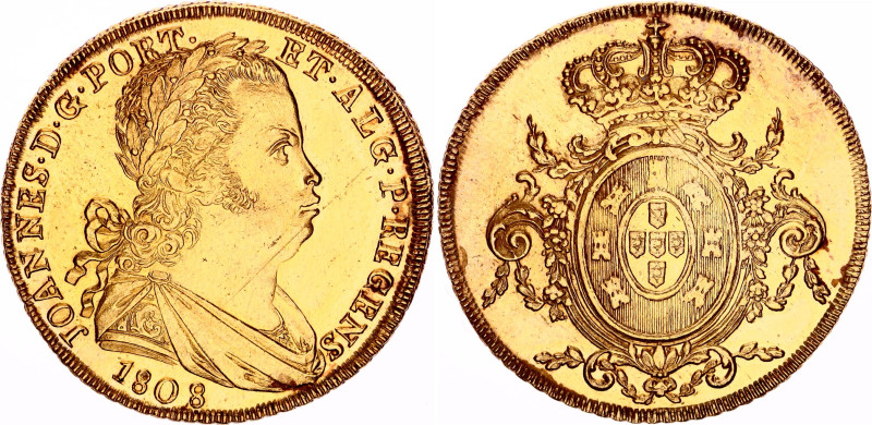 Portugal 4 Escudos / 1 Peca 1808
KM# 336, Gomes# JR 32.07, N# 40458; Gold (.917...