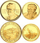 Yugoslavia 2 x Gold Token 1973 - 1985
Gold (.900); Tito & Liberation; Proof