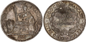 French Indochina 1 Piastre 1922 H
KM# 5a.3, N# 11287; Silver; AUNC with nice toning