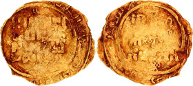 Mongol Empire Khudzhand AV Dinar 1229 - 1241 (ND) Ögedei
Gold 1.70 g.; Ögedei (1227-1241); Mint: Khudzhand; Very Rare; VF+