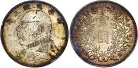 China Republic 1 Dollar 1914 (3)
Y# 329, L&M# 63, Kann# 645, N# 3849; Silver 25.61 g.; "Fat Man Dollar"; Six Characters; XF-AUNC Toned