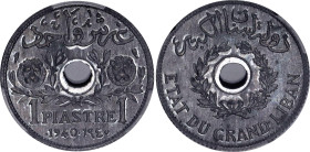 Lebanon 1 Piastre 1940 PCGS 65
KM# 3a, N# 8582; Zinc