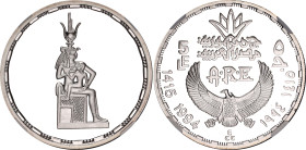 Egypt 5 Pounds 1994 AH 1415 Error Rotating Die NGC PF 69 Ultra Cameo
KM# 830; Coin Alignment ; Silver., Proof; Ancient Treasure Collection - Goddes I...