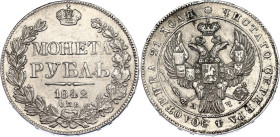 Russia 1 Rouble 1842 СПБ АЧ
Bit# 200, N# 16514; Silver 20.62 g.; Nicholas I; XF.