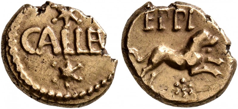 CELTIC, Britain. Atrebates &amp; Regni. Eppillus , circa 10 BC-AD 10. 1/4 Stater...