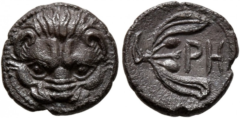 BRUTTIUM. Rhegion. Circa 415/0-387 BC. Litra (Silver, 10 mm, 0.78 g, 2 h). Lion'...